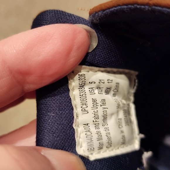 WONDER NATION Kids Brown Hi-Top Boots Size 5 - Picture 5 of 7